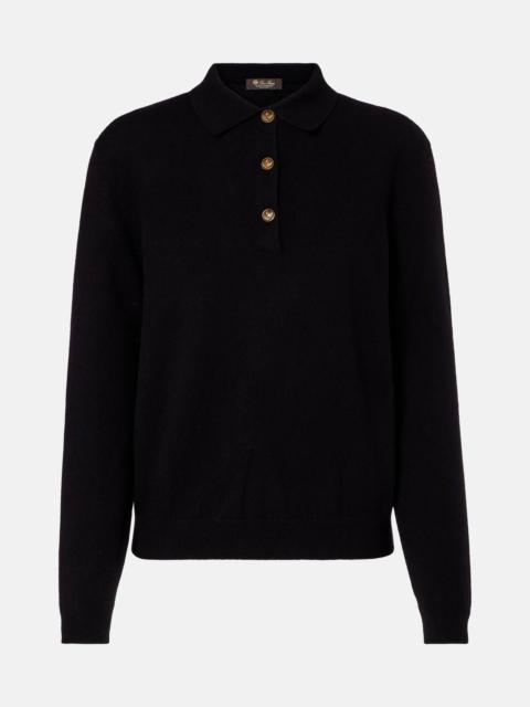 Loro Piana Classic cashmere polo sweater
