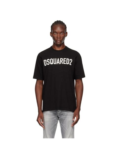 DSQUARED2 Black Loose Fit T-Shirt