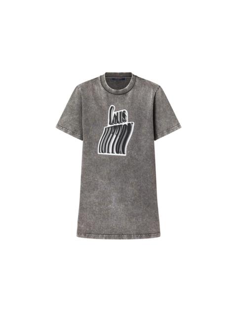Louis Vuitton Graphic LV Signature T-Shirt Dress