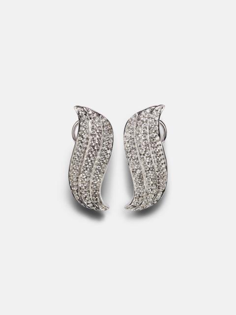 ANITA KO Celeste Small 18kt white gold earrings with diamonds