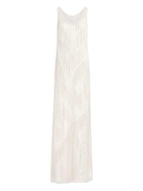JENNY PACKHAM Symphonie fringed maxi dress