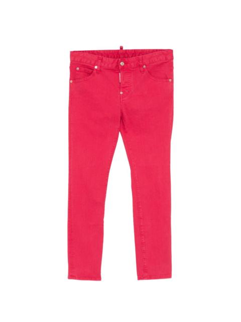DSQUARED2 logo-tag slim-fit jeans