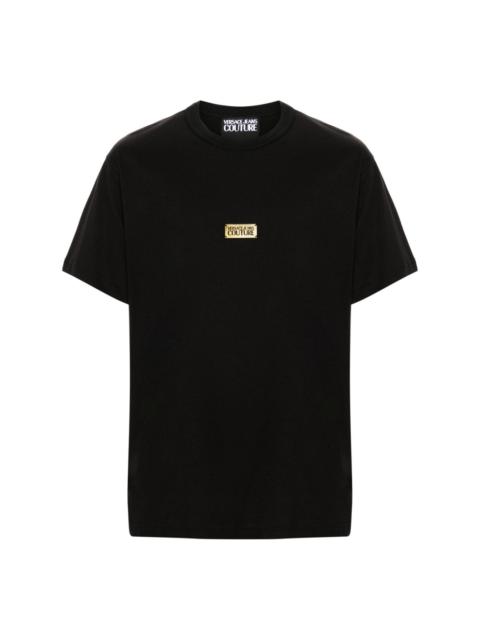 VERSACE JEANS COUTURE logo-plaque cotton T-shirt