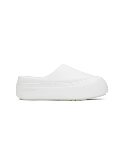 YUME YUME White Goofy Slip-on Loafers | REVERSIBLE