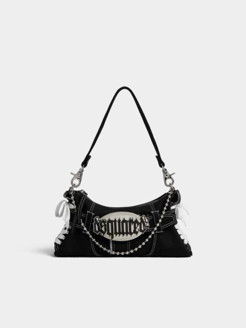 GOTHIC DSQUARED2 DENIM SHOULDER BAG