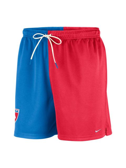 Nike Nike WNBA 30th Flow Mesh Shorts 'Light Photo Blue Action Red Sail White' IO1378-435
