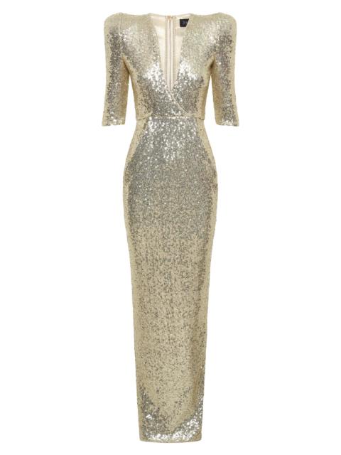 ZHIVAGO Women's Look At Me Sequin Gown - Champagne
