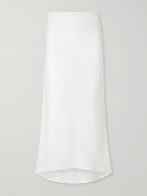 JAMES PERSE Linen-canvas Midi Skirt