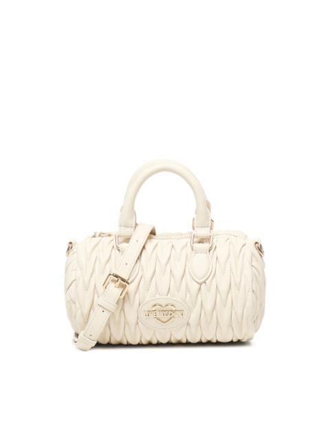 Moschino matelassé-effect tote bag