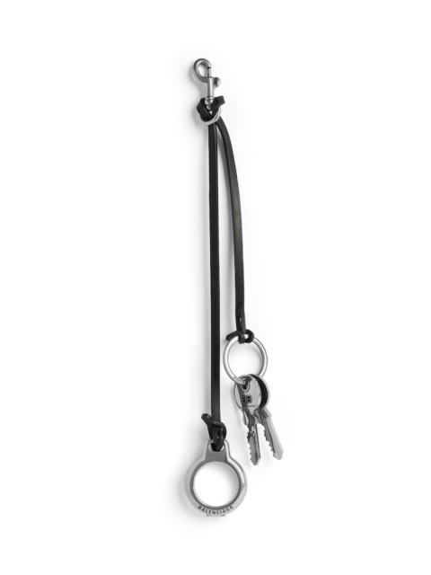 BALENCIAGA Charm/keychain Subway Compatible Airtag® Keys in Black