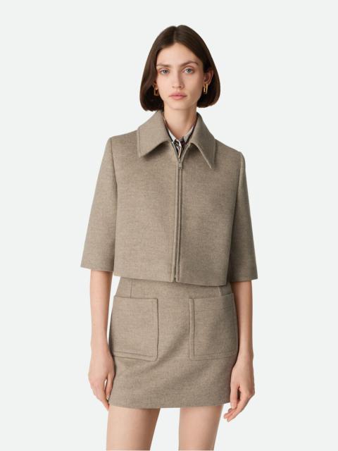 Bottega Veneta Wool And Cashmere Cropped Jacket