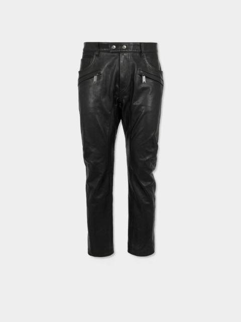 DSQUARED2 LEATHER BIKER PANT