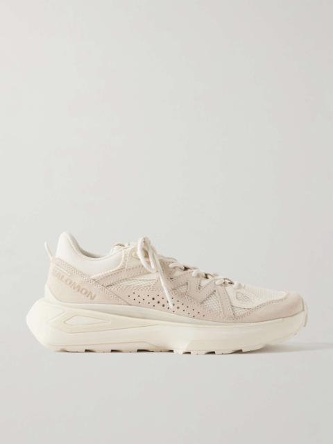 Odyssey ELMT Suede-Trimmed Mesh Sneakers