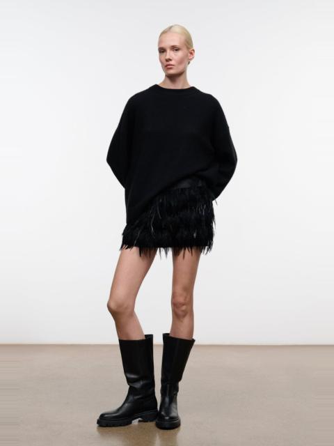 STAUD STAUD MOXIE SKIRT BLACK