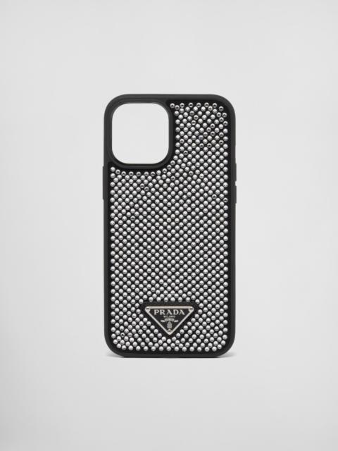 Prada iPhone 11 Pro Max crystal-studded cover