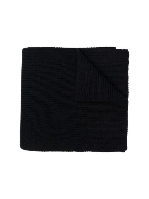 VERSACE Medusa-patch knit scarf