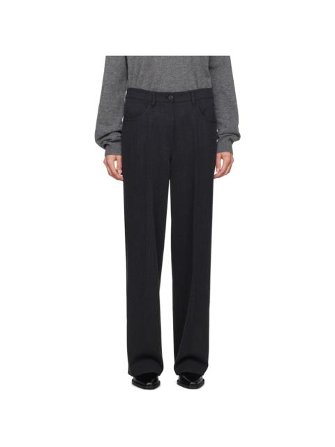 LE17SEPTEMBRE Gray Wool Trousers