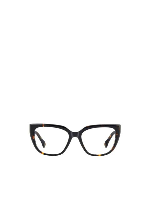 CAROLINA HERRERA tortoiseshell-effect cat-eye glasses