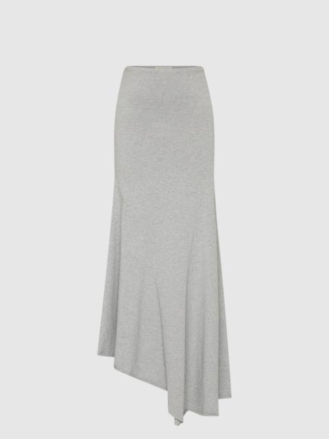 ST. AGNI Strapless Cotton Jersey Dress - Light Grey Marle