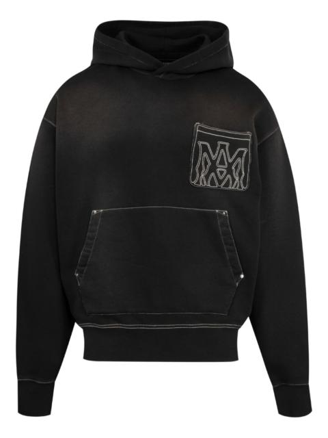 AMIRI outline-pocket hoodie
