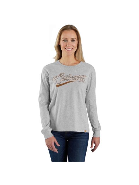 Carhartt Women's TENCEL™ Fiber Series Loose Fit Long-Sleeve Logo Graphic T-Shirt