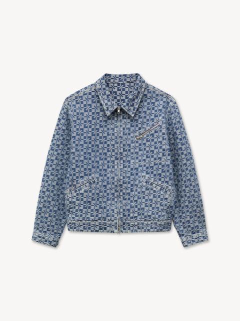 KENZO 'Kenzogram' utility jacket in japanese denim