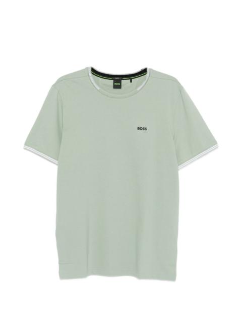 BOSS short-sleeved ribbed T-shirt