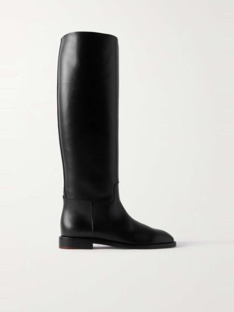 Loro Piana Decker leather knee boots