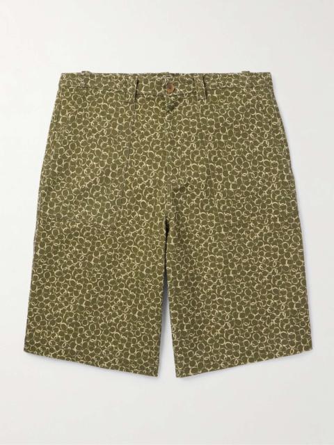 Floral-Print Cotton-Drill Bermuda Shorts