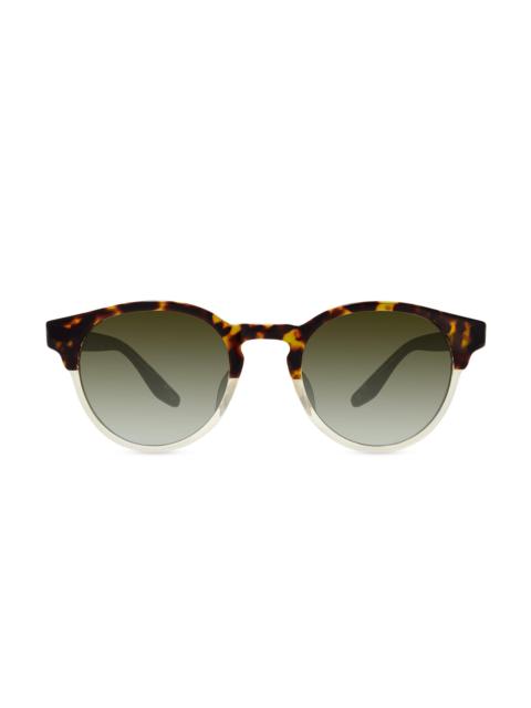 BARTON PERREIRA Men's Beckford 49MM Round Sunglasses - Brown Green