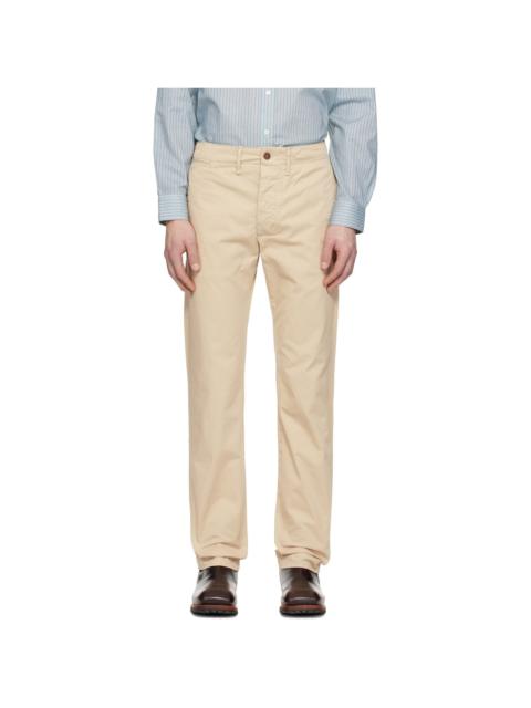 RRL by Ralph Lauren Off-White Chino Officer’s Trousers