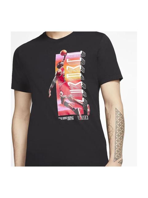 Jordan Air Jordan Legacy AJ11 Printing Short Sleeve Black CW0860-010