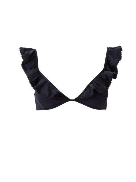 MELISSA ODABASH POMPANO BLACK BIKINI TOP