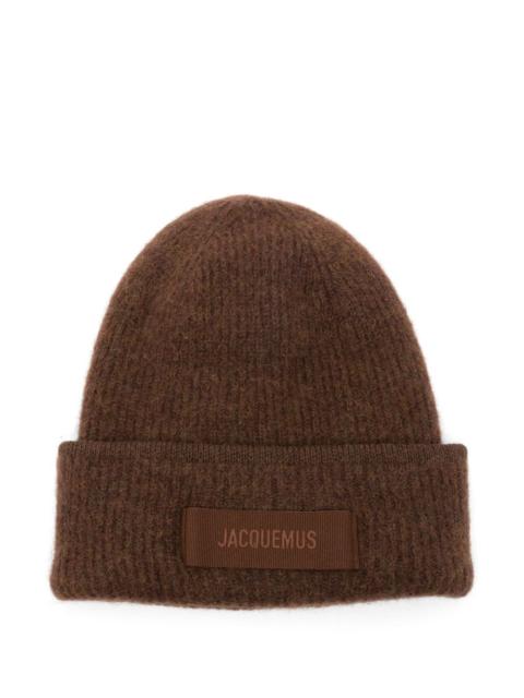 JACQUEMUS LOGO BEANIE
