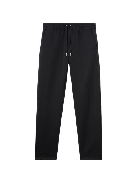 linen-cotton track pants