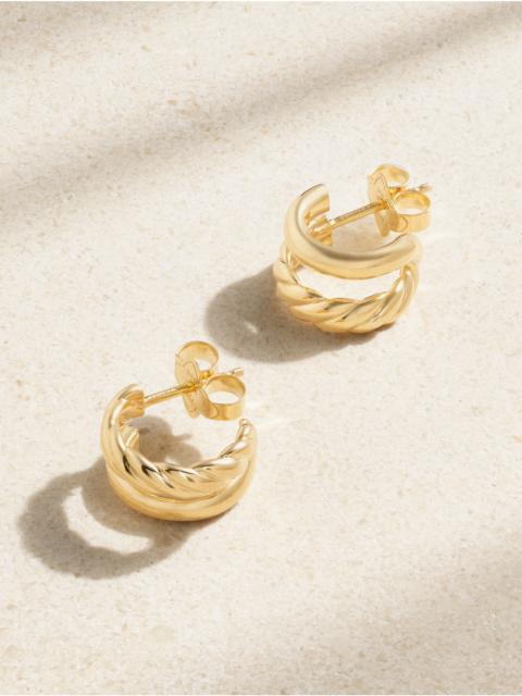 DAVID YURMAN Dy Mercer 18-karat Gold Hoop Earrings