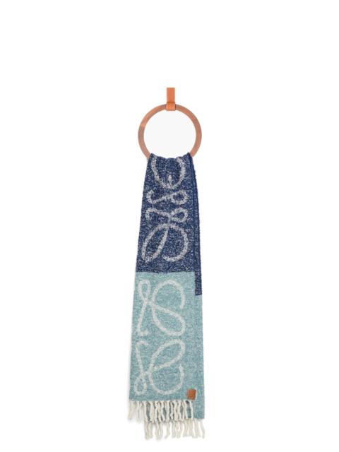 Loewe Anagram scarf in alpaca and wool