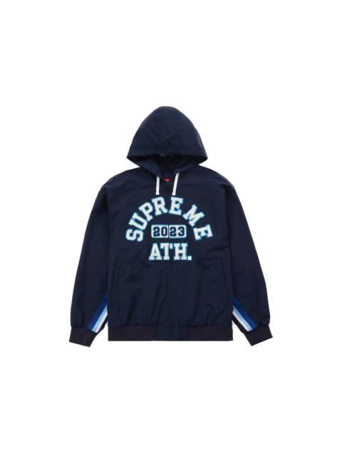 Supreme Supreme Appliqué Hooded Track Jacket Navy