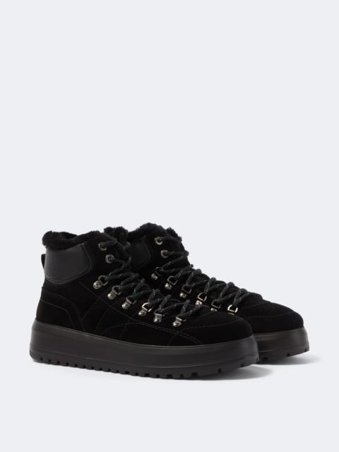 BOGNER Antwerp M 16 B suede lace-up boots