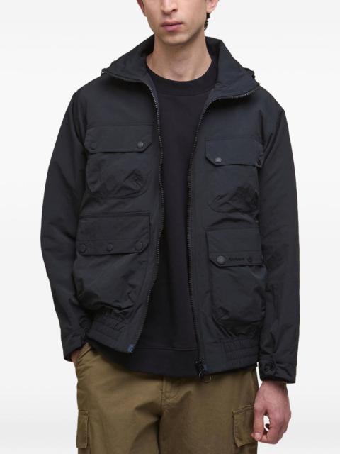 Barbour hooded multi-pocket jacket