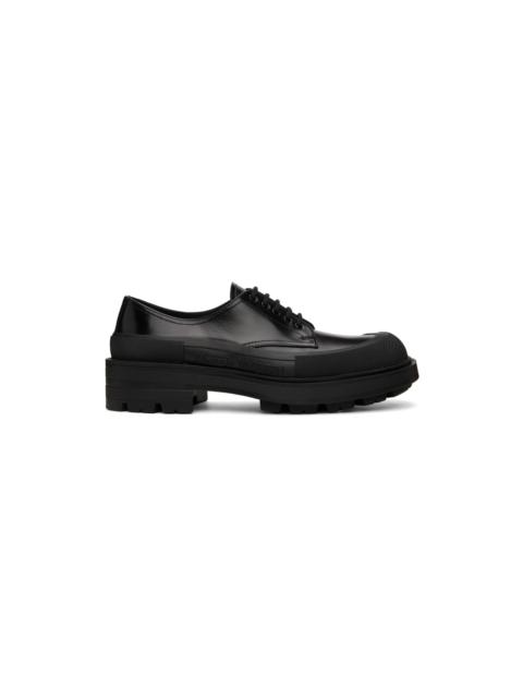 Alexander McQueen lug-sole leather Derby shoes
