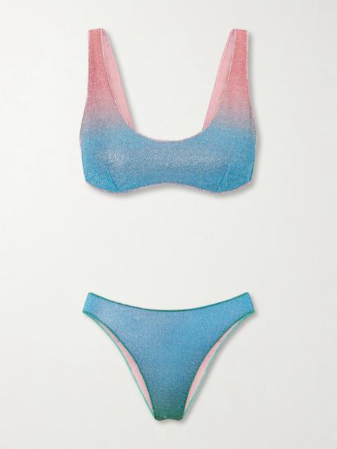 Oséree Lumière Metallic Lurex Bikini