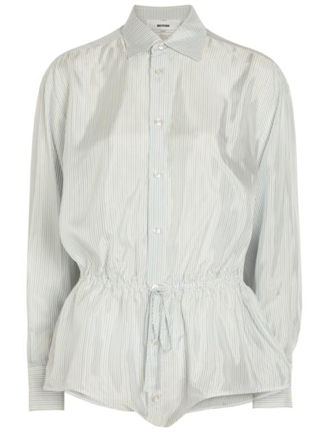 BETTTER Bettter Lining Shirt Striped Satin Bodysuit
