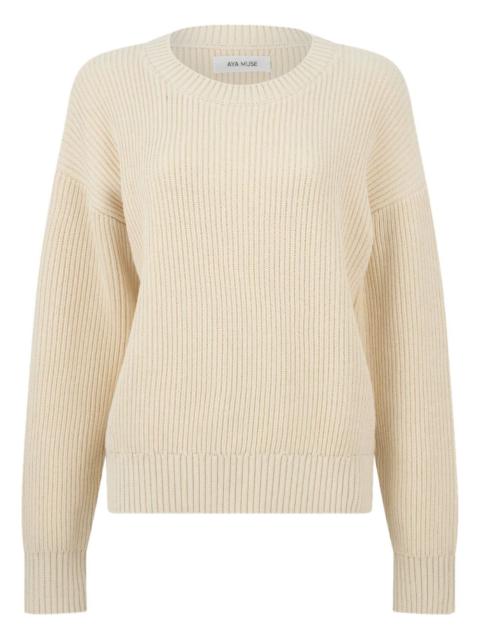 AYA MUSE round-neck sweater