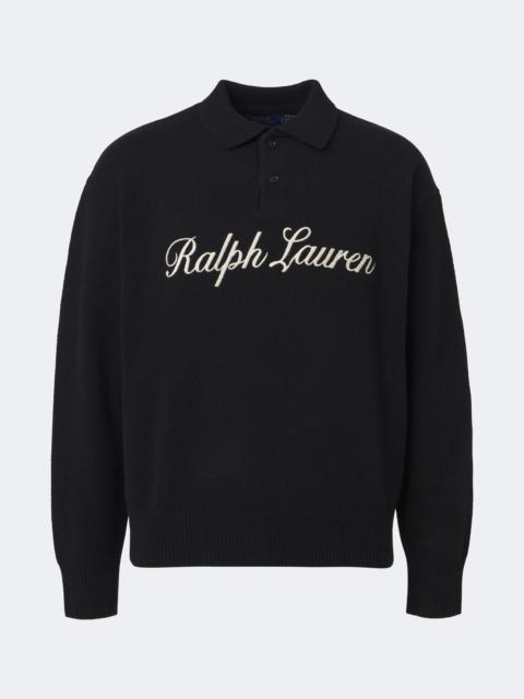 Polo Ralph Lauren Logo wool and alpaca polo sweater