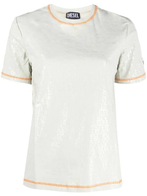Diesel contrast-trim T-shirt