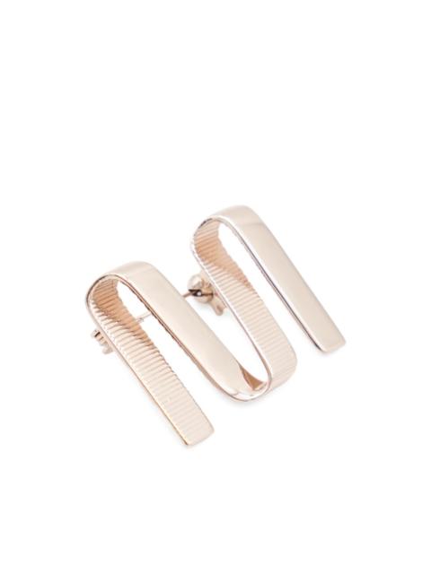 Max Mara M letter brooch