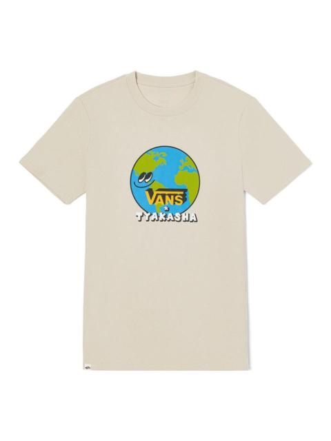 Vans (WMNS) Vans x TYAKASNA Earth T-shirt 'Beige' VN0A7TQ32N1