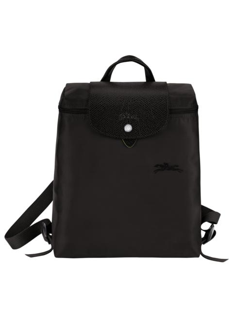 Le Pliage Green M Backpack Black - Recycled canvas