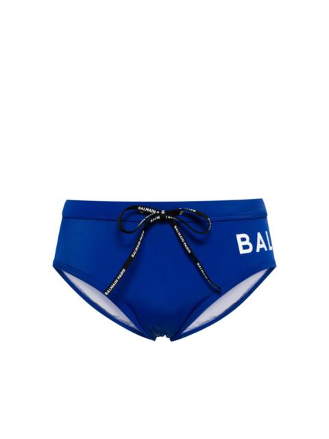 Balmain logo-print swimming trunks
